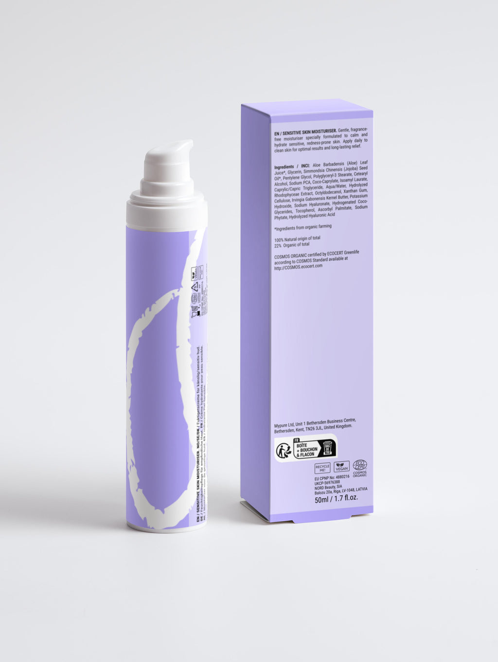 Sensitive Skin Moisturiser, Fragrance Free