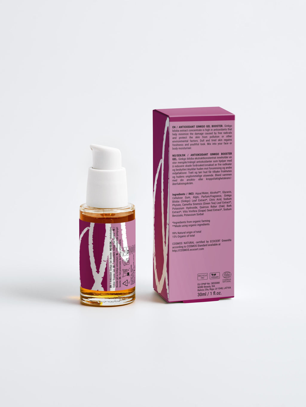 Antioxidant Ginkgo Gel Booster