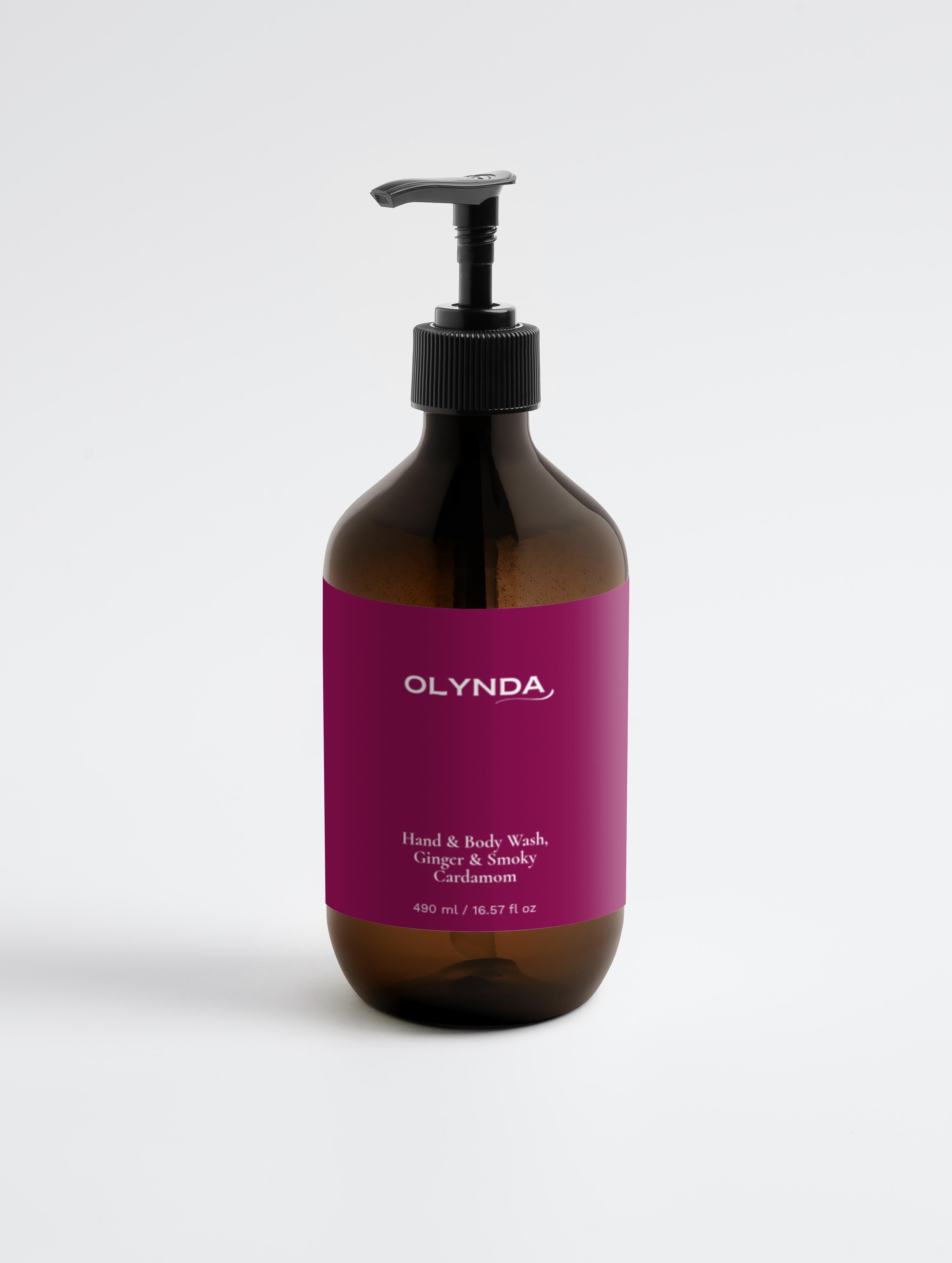 Hand & Body Wash, Ginger & Smoky Cardamom