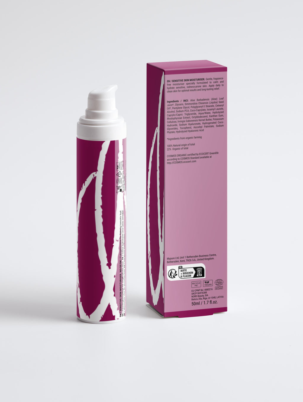 Sensitive Skin Moisturiser, Fragrance Free