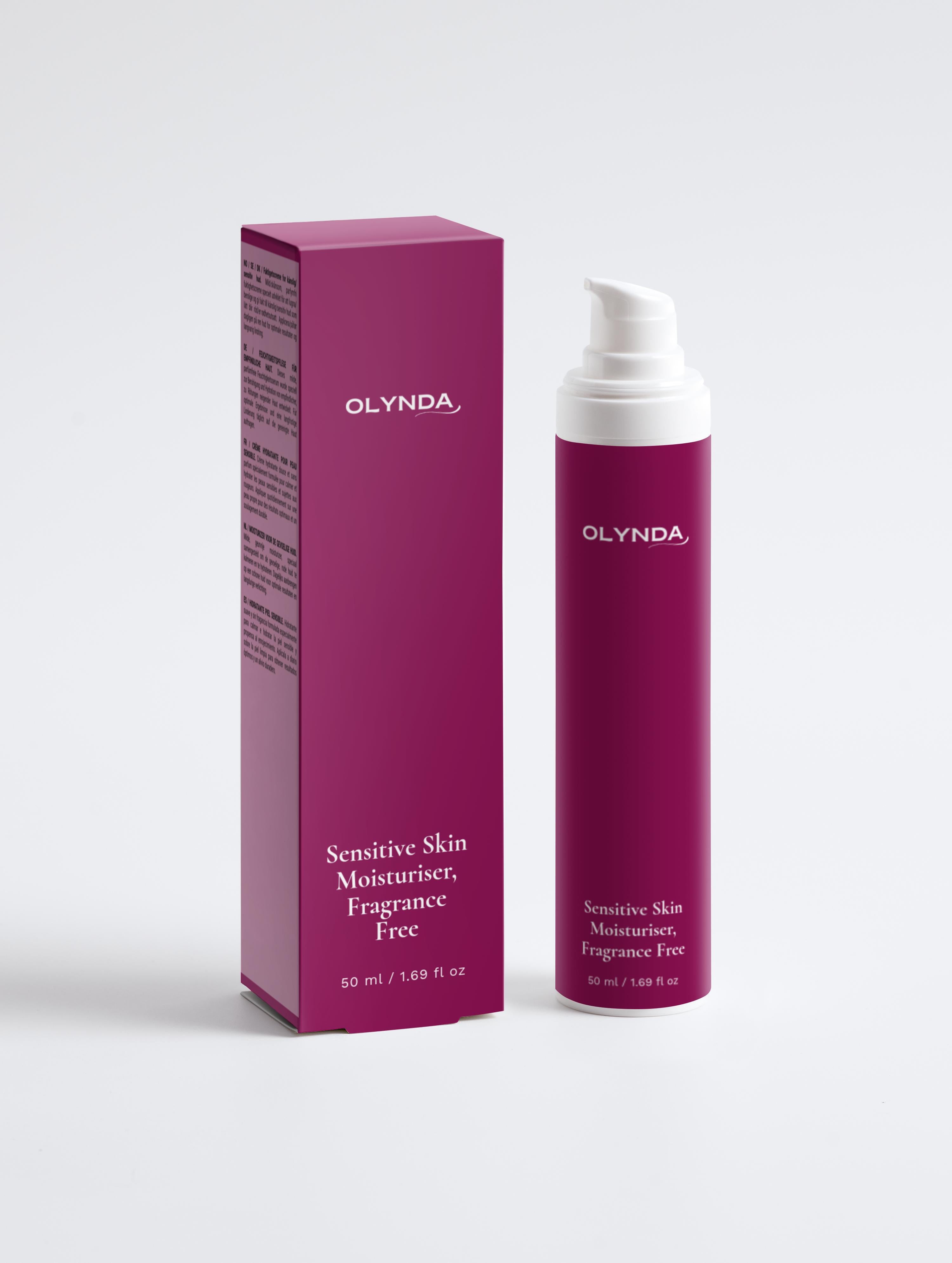 Sensitive Skin Moisturiser, Fragrance Free
